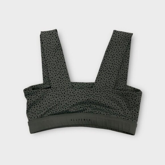 Anthropologie Allfenix Women Small Green Sports Bra Activewear Gym Athleisure - Picture 2 of 5